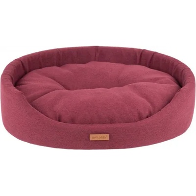 AMIPLAY OVAL BEDDING MONTANA - легло за домашни любимци - БУРГУНДИ, РАЗМЕР M - 52x44x14 см - Полша - 274174