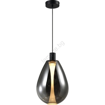 Candellux Пендел на кабел DENSO 1xGU10/10W/230V Ø 30 см черен хром (CA1177)