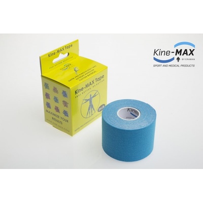 KineMAX SuperPro Cotton kinesio tejp modrá 5 cm x 5 m