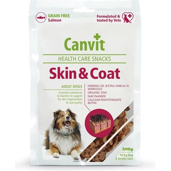 Canvit Snack Skin & Coat/ Канвит снакс за кожа и козина - за куче 200 гр