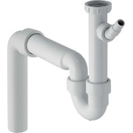 Geberit - Тръбна миризмозатваряща система за мивка, с маркучен накрайник, вертикален изход, диаметър 40 мм 152.556. 11.1 (152.556.11.1)