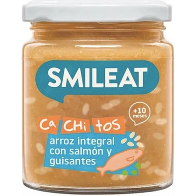 Smileat Bio losos s hnědou rýží a zeleninou 230 g