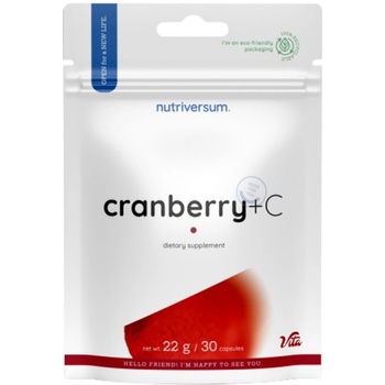 Image 1 of Nutriversum Cranberry Caps + Vitamin C [30 капсули]