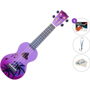 Mahalo Hawaii Standard SET Hawaii Purple Burst Сопрано укулеле (MD1HA-PPB-STANDARD-SET)