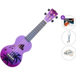 Mahalo Hawaii Standard SET Hawaii Purple Burst Сопрано укулеле