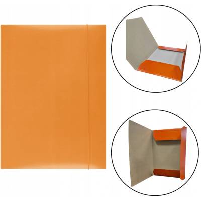 OFPRO Kartónový obal s gumičkou Office Products oranžový