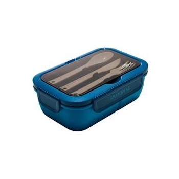 Muitomas Кутия за храна с прибори 1100мл Blue