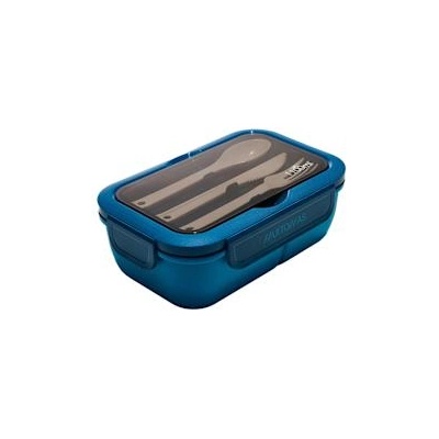 Muitomas Кутия за храна с прибори 1100мл Blue