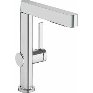Hansgrohe Смесител за мивка Hansgrohe Finoris 230 с издърпващ се душ и Push-Open клапан, хром (76063000)