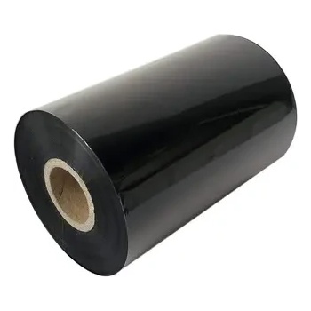 Image 1 of Compatible ТЕРМОТРАНСФЕРНА ЛЕНТА - 102 mm x 300 m - РОЛКА 25, 4 мм - WAX - BLACK - OUTLET - PN 6500G - GENTLE (700 TTR 6500G)