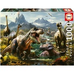 Educa Пъзел Educa от 1000 части - Свирепи динозаври (EDU19924)