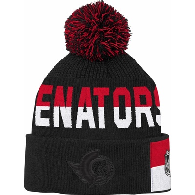 Outerstuff dětská zimní čepice Ottawa Senators Faceoff Jacquard Knit