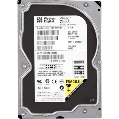 WD 20,50 PATA IDE/ATA 3,5", WD205BA