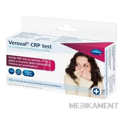 IVT IMUNO s.r.o. Veroval CRP test na samotestovanie domáce použitie 1x1 ks
