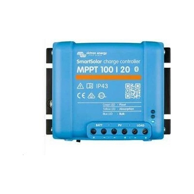 Victron SmartSolar 100/20 MPPT Solární regulátor, MPPT, 100V, 20A, účinnost 98%, Bluetooth, VE.direct SCC110020160R