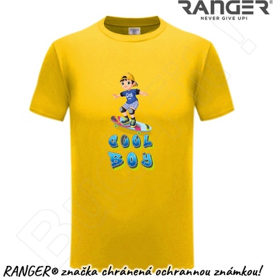 Ranger tričko motív Cool Boy žltá