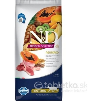N&D TROPICAL SELECTION CAT Lamb Neutered 10 kg