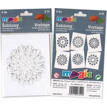 PRIMO Papírové šablony MAGIC sada T Mandaly