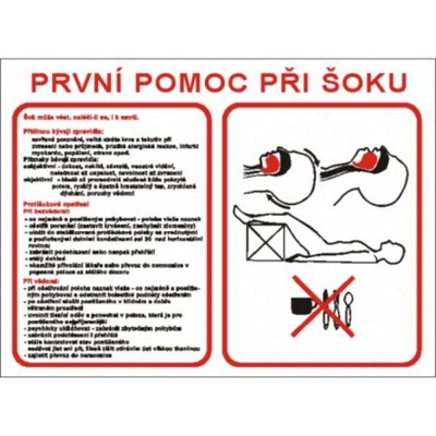Bezpečnostní značky 7789 A3 Plast První pomoc při šoku