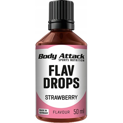 Body Attack Flav Drops, 50 ml strawberry