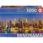 Educa Панорамен пъзел Educa от 3000 части - Ню Йорк Скайлайн (EDU19948)