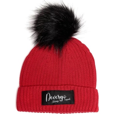 Dámská čepice Devergo červená zelená