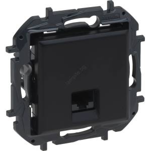 Legrand - Ethernet розетка RJ45 без рамка NILOE STEP черна (LR0036)