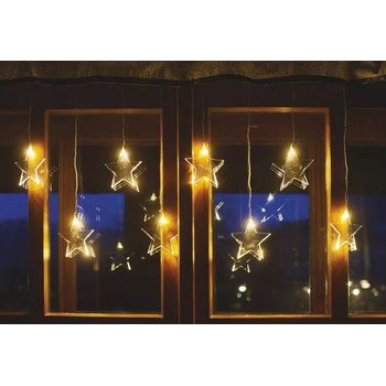 Emos Vánoční dekorace LED vánoční závěs hvězdy 45x84 cm teplá bílá DCGW02