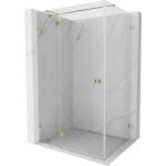 Mexen Lunar T душ кабина с отваряща се врата лява 70 x 80 см, прозрачна, златна - 834T-070-080-50-00-L (834T-070-080-50-00-L)