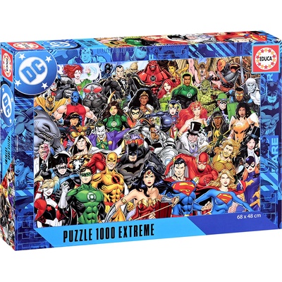 Educa Пъзел Educa от 1000 части - Лигата на справедливостта: Екстремно (EDU20267)