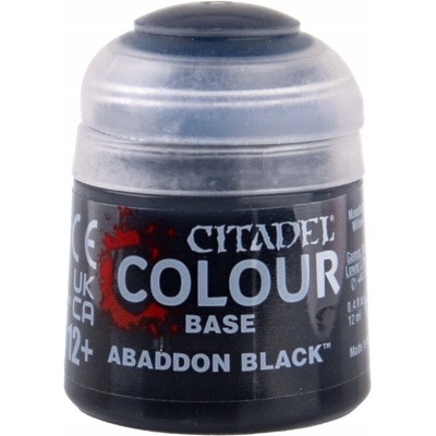 GW Citadel Base: Abaddon Black 12ml