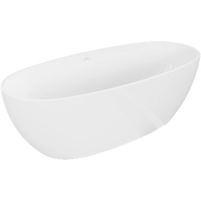 Mexen Torino свободностояща вана от конгломерат 155 x 78 см, бял гланц - 57271557810 (57271557810)