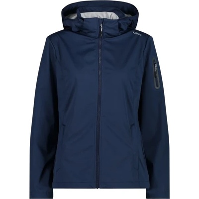 CMP Дамско софтшел яке CMP Women's Light Softshell Jacket Zip Hood Softshell jacket - Blue / Ghiaccio - размер 38 (EU) (103-2139-0213)