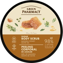 Green Pharmacy Sugar Body Scrub - cukrový telový peeling 200 ml Manuka Honey ● Olive Oil - med a oliva