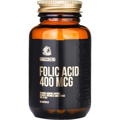 Grassberg Folic Acid 400mcg [60 капсули]