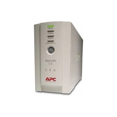 APC Back-UPS CS 500 - UPS - AC 230 V - 300 Watt - 500 VA - RS-232, USB - output connectors: 4 - beige