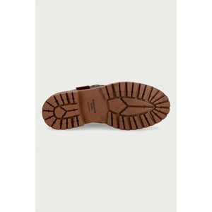 Weekend Max Mara мокасини дамски от кожа (2625526015600.BROWN)