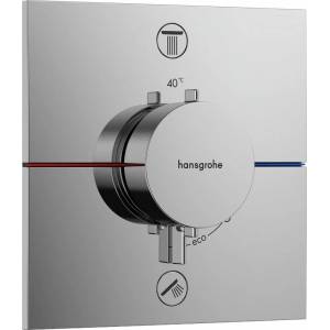 Hansgrohe ShowerSelect Comfort E 2-функционален термостатичен смесител за душ, скрит, EN1717 (15578000)