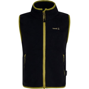 Kamik Детски поларен елек Kamik Kid's Phoenix Fleece vest - Black / Sage - размер 122 (EU) (703-5359-0116)