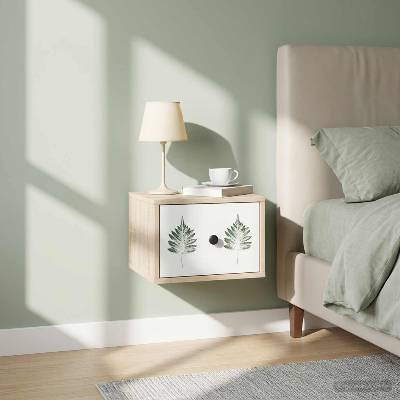 vidaXL Стенен шкаф за нощно шкафче HANAU Дъб сонома 36 x 33 x 25 см (8007493)