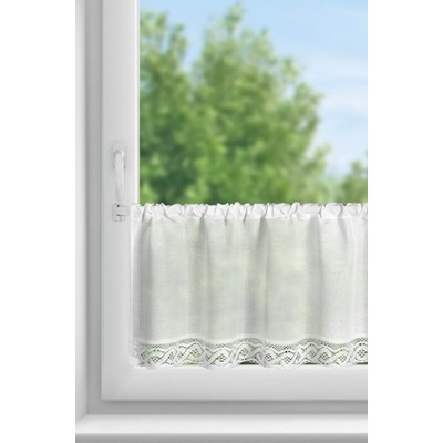 Takoy Záclonka VINCE z matné látky s krajkou 200 x 40 cm-HF-398943 | 200 x 40 cm