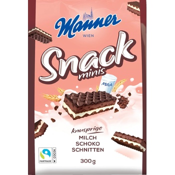Manner Snack Minis Crunchy Milk Chocolate 300гр