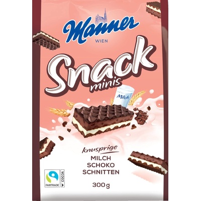 Manner Snack Minis Crunchy Milk Chocolate 300гр