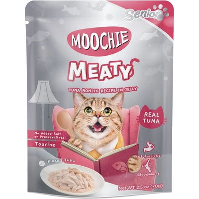 Moochie Senior Tuna Bonito In Jelly 70 g