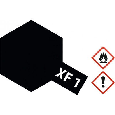 Tamiya Farba Acrylic MINI XF-1 Flat Black 10ml
