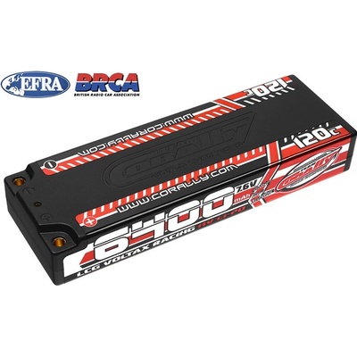 Corally VOLTAX HiVOLT 120C LiPo LCG Stick Hardcase-6400mAh-7.6V-G4 48,6Wh