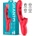 INTOYOU Grant Flipping Tongue Vibrator with 360 Licking Mouth Red