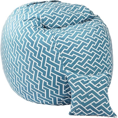 PUFRELAX Комплект барбарон и декоративна възглавница, 600л (puf-m-kp-pt-zit)