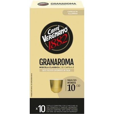 Caffè Vergnano 1882 Granaroma kávová směs pražená mletá kapsle 10 x 5,5 g
