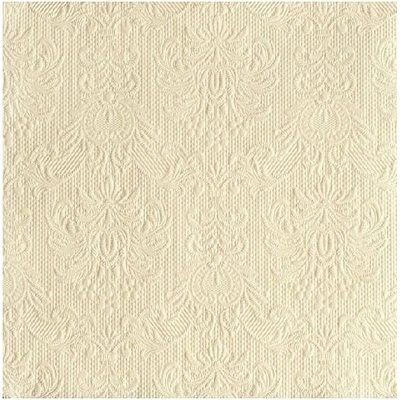 Ambiente ubrousky Elegance 3V krémové perleťové 15ks 40x40cm